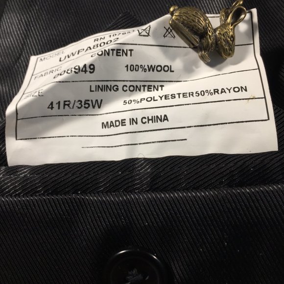 Emanuel Ungaro Black Wool Blazer 41R - Picture 4 of 6